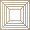Ekena Millwork Raven Wood Fretwork Pierced Ceiling Medallion, Hickory, 32"OD x 11 3/4"ID x 3/8"T CMWP32X32X0375RAHI - alternate 4